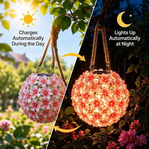 Bloomhaven Solar Flower Lantern